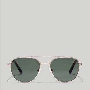 Madewell Aviator Women’s Gold Framed Sunglasses